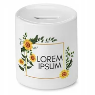 Skarbonki - SKARBONKA DLA GRAFIKA LOREM IPSUM PREZENT z Nadrukiem ze Zdjęciem - miniaturka - grafika 1