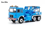 Samochody i pojazdy dla dzieci - MAN F8 26.281 holownik niebieski skala 1/43 IXO - miniaturka - grafika 1