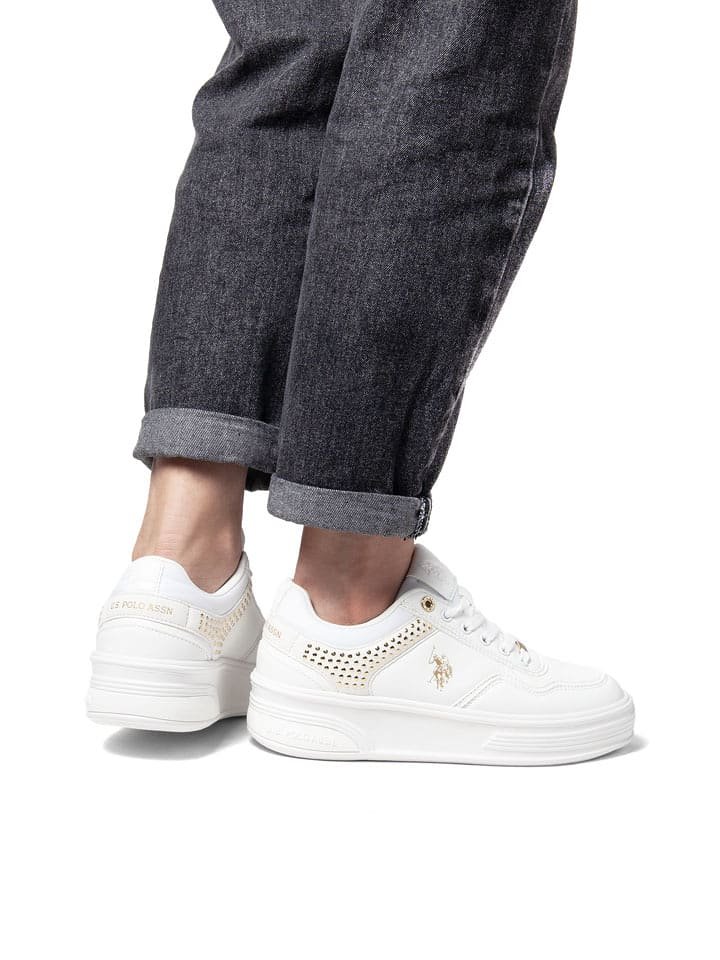 U.S. Polo Assn. Sneakersy w kolorze białym