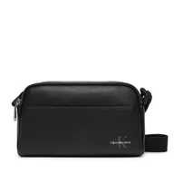 Torby męskie - Saszetka Calvin Klein Jeans Mono Logo Camera Bag 22 LV04G3015G Czarny - miniaturka - grafika 1