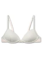 Biustonosze - Sanetta Miękki biustonosz dziewczęcy | wygodny i przyjemny biustonosz bez fiszbin dla dziewcząt z bawełny. Bielizna ze ściągaczem i regulowanymi ramiączkami. | Stanik dla dziewcząt, niebieski, 65A - miniaturka - grafika 1