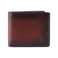 Portfele - Banknotówka Męska Przypalana Skóra Visconti AT-58 RFID - brązowy - miniaturka - grafika 1