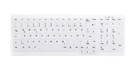 Klawiatury - CHERRY AK-C7000 klawiatura Medyczna RF Bezprzewodowy + USB QWERTZ Niemiecki Biały AK-C7000F-FUS-W/GE - miniaturka - grafika 1