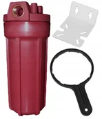 Wkłady filtrujące - Korpus filtr gorącej wody 10' 1/2' zestaw klucz płytka USTM - miniaturka - grafika 1