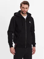 Bluzy męskie - Alpha Industries Bluza Basic Zip 118342 Czarny Regular Fit - miniaturka - grafika 1