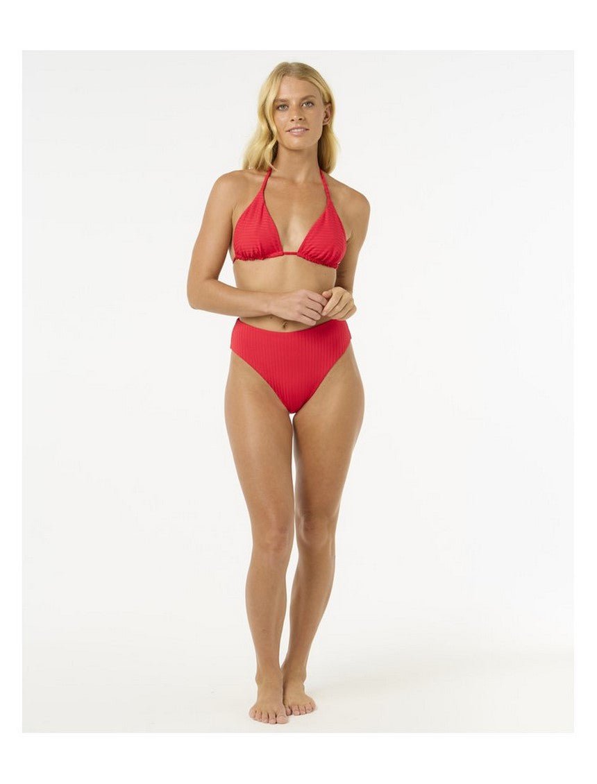 Stanik kąpielowy RIP CURL Premium Surf D-Dd Sliding Tri czerwony M