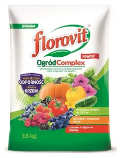 Florovit ogród complex nawóz uniwersalny 15kg - Nawozy ogrodnicze - miniaturka - grafika 1