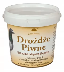 Leśna Dolina Drożdże Piwne Dla Gołębi 500G Odżywka - Witaminy i odżywki dla ptaków - miniaturka - grafika 1