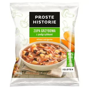 Proste Historie Zupa grzybowa z podgrzybkami 450 g - Dania mrożone - miniaturka - grafika 1