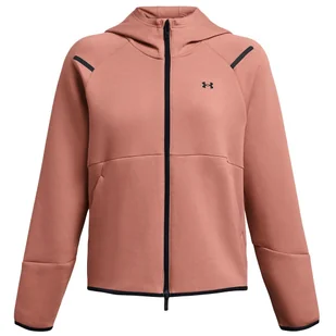 Bluza damska Under Armour Unstoppable Flc FZ Rozmiar: L / Kolor: różowy - Bluzy sportowe damskie - miniaturka - grafika 1