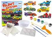 Zabawki kreatywne - Zestaw DIY Odlewy Gipsowe Malowanie Farby Wyścigówki - miniaturka - grafika 1