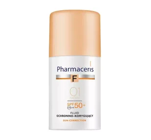 Pharmaceris Pharmaceris F fluid ochronno korygujący z ochroną spf 50+ IVORY 01 30 ml - Podkłady do twarzy - miniaturka - grafika 1