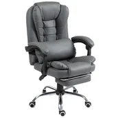 Fotele i krzesła biurowe - Fotel biurowy NBK011 szary - miniaturka - grafika 1