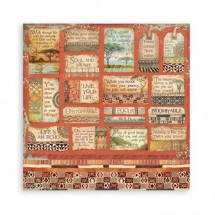 Blok papierów, Stamperia - SAVANA 30x30 - Scrapbooking - miniaturka - grafika 1