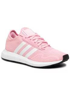 adidas Buty Swift Run X J FY2148 Różowy - Sneakersy damskie - miniaturka - grafika 1