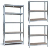 Szafy i regały magazynowe - Regał magazynowy warsztatowy metalowy HD4000 150x75x30 - miniaturka - grafika 1