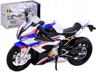 Motocykl S1000RR dźwięk światło biały ścigacz - Samochody i pojazdy dla dzieci - miniaturka - grafika 1