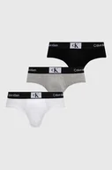 Majtki męskie - Calvin Klein Underwear slipy 3-pack męskie kolor szary - miniaturka - grafika 1