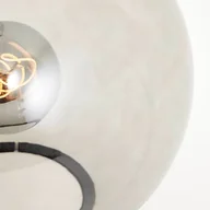 Lampy stojące - Brilliant Szklana lampa stołowa Belado czarny/dymny szary gładki - miniaturka - grafika 1