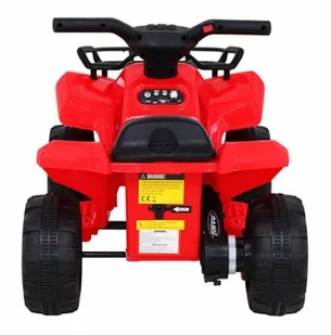 Quad Storm na akumulator dla dzieci Czerwony + Silnik 25W + MP3 USB + LED - Pojazdy elektryczne dla dzieci - miniaturka - grafika 6