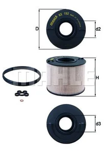 Filtr paliwa Mahle KX 192D - Filtry paliwa - miniaturka - grafika 1