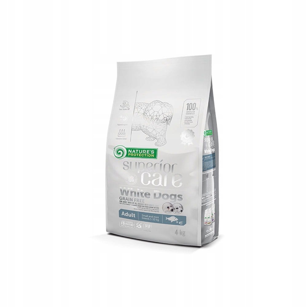 NATURE'S PROTECTION Superior care White Fish Small and mini - sucha karma dla psa - 4kg