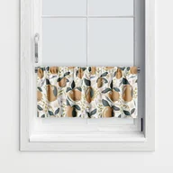 Firany - Zazdrostka WINTER wzór BN74 | Świąteczne pomarańcze 45 x 210 cm - miniaturka - grafika 1