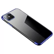 Etui i futerały do telefonów - Clear Color case żelowy pokrowiec etui z metaliczną ramką Samsung Galaxy A33 5G niebieski - miniaturka - grafika 1