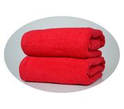 Ręczniki - Ręcznik Czerwony Hotelowy Kąpielowy 100X50 - Extra Soft - miniaturka - grafika 1