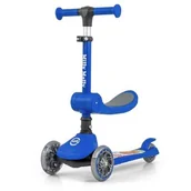 Hulajnogi - Hulajnoga dla dzieci MILLY MALLY Scooter Fuzzy Niebieski - miniaturka - grafika 1