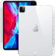 Etui do tabletów - D-Pro TPU Pencil Holder etui silikon do iPad Pro 2018/2020/2021/2022 (Clear) - miniaturka - grafika 1