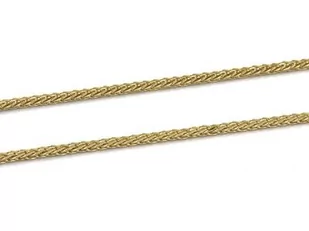 Złoty łańcuszek 585 splot lisi ogon pełny 38cm 2,8g - Łańcuszki - miniaturka - grafika 1