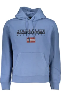NIEBIESKA BLUZA BEZ ZAMKA MĘSKA NAPAPIJRI - Bluzy męskie - miniaturka - grafika 1