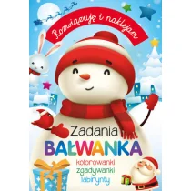 Olesiejuk Sp. z o.o. Rozwiązuję i naklejam. Zadania Bałwanka Barbara Szymanek - Książki edukacyjne - miniaturka - grafika 1