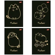 Szkolne artykuły papiernicze - Paczka Zeszyt A5 60 k. kratka Pusheen Gold mix wzorów 10 szt. - ST-Majewski - miniaturka - grafika 1