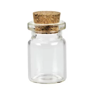 Buteleczka Szklana 20X30Mm 3Cm Z Korkiem 5Szt. - Dekoratorstwo Buteleczka Szklana 20X30Mm 3Cm Z Korkiem 5Szt. - Dekoratorstwo - miniaturka - grafika 1