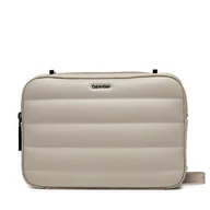 Torebki damskie - Torebka Calvin Klein Line Quilt Camera Bag K60K612114 Szary - miniaturka - grafika 1