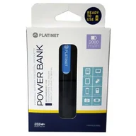 Powerbanki - Platinet 43168 2000mAh Czarno-szary (PMPB20BG) - miniaturka - grafika 1