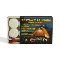 Kuchnia turystyczne i akcesoria - Eco Fire Paliwo stałe Eco Fire ekologiczne 6 x 8 g z zapałkami - miniaturka - grafika 1