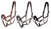 Kantary dla koni - Kavalkade Kantar skórzany z tabliczką na grawer NORDIC - miniaturka - grafika 1