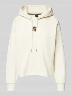 Bluza z kapturem i naszywką z logo model ‘Emaes’ - Bluzy damskie - miniaturka - grafika 1