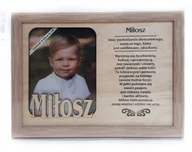 Ramki na zdjęcia - Ramka zdjęcie MIŁOSZ urodziny prezent ROCZEK HIT - miniaturka - grafika 1