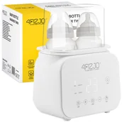 Podgrzewacze butelek i sterylizatory - PODGRZEWACZ DO BUTELEK POKARMU WIELOFUNKCYJNY STERYLIZATOR PODWÓJNY 4W1 - miniaturka - grafika 1