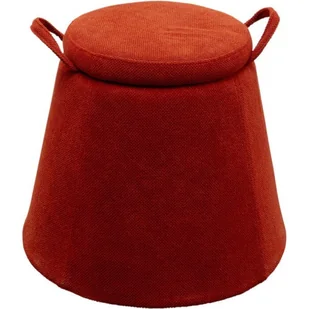 Pufa Thimble czerwony - Pufy i podnóżki - miniaturka - grafika 1