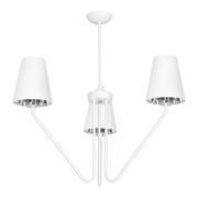 Lampy sufitowe - Milagro Żyrandol Victoria 3 Biały MLP4917 - MLP4917 - miniaturka - grafika 1
