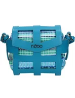 Portfele - Duży złoty portfel Nobo z białym logo - miniaturka - grafika 1