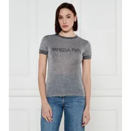 Koszulki i topy damskie - Patrizia Pepe T-shirt Slim Fit - miniaturka - grafika 1