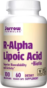 JARROW FORMULAS JARROW FORMULAS R-Alpha Lipoic Acid+Biotin 60caps - Witaminy i minerały dla sportowców - miniaturka - grafika 2