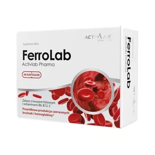 Suplement diety, ACTIVLAB PHARMA FerroLab, żelazo, 40 kapsułek - Witaminy i minerały - miniaturka - grafika 1