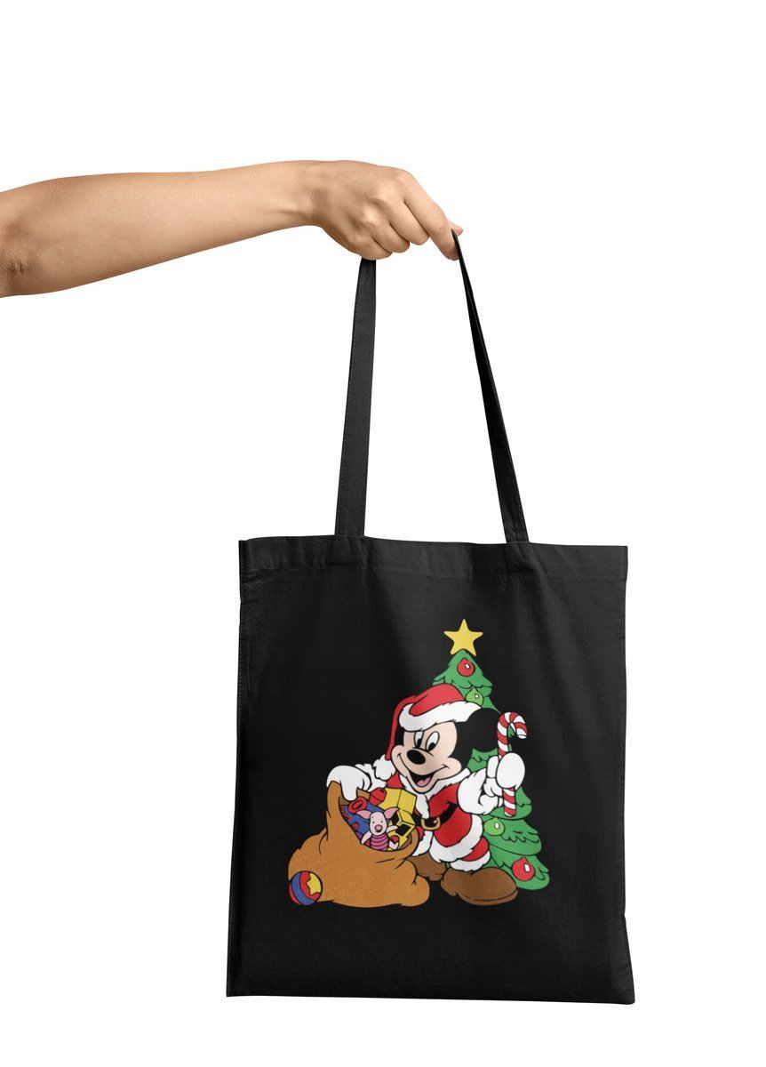 TORBA SHOPPER MATERIAŁOWA NA RAMIĘ PREZENT ŚWIĘTA MIKI MINNI PLUTO WYBÓR